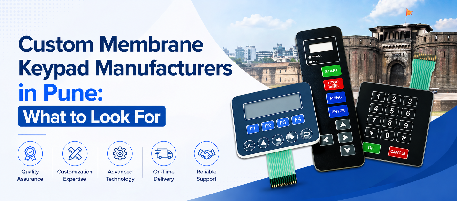 Custom Membrane Keypad Manufacturers in Pune: What to Look For