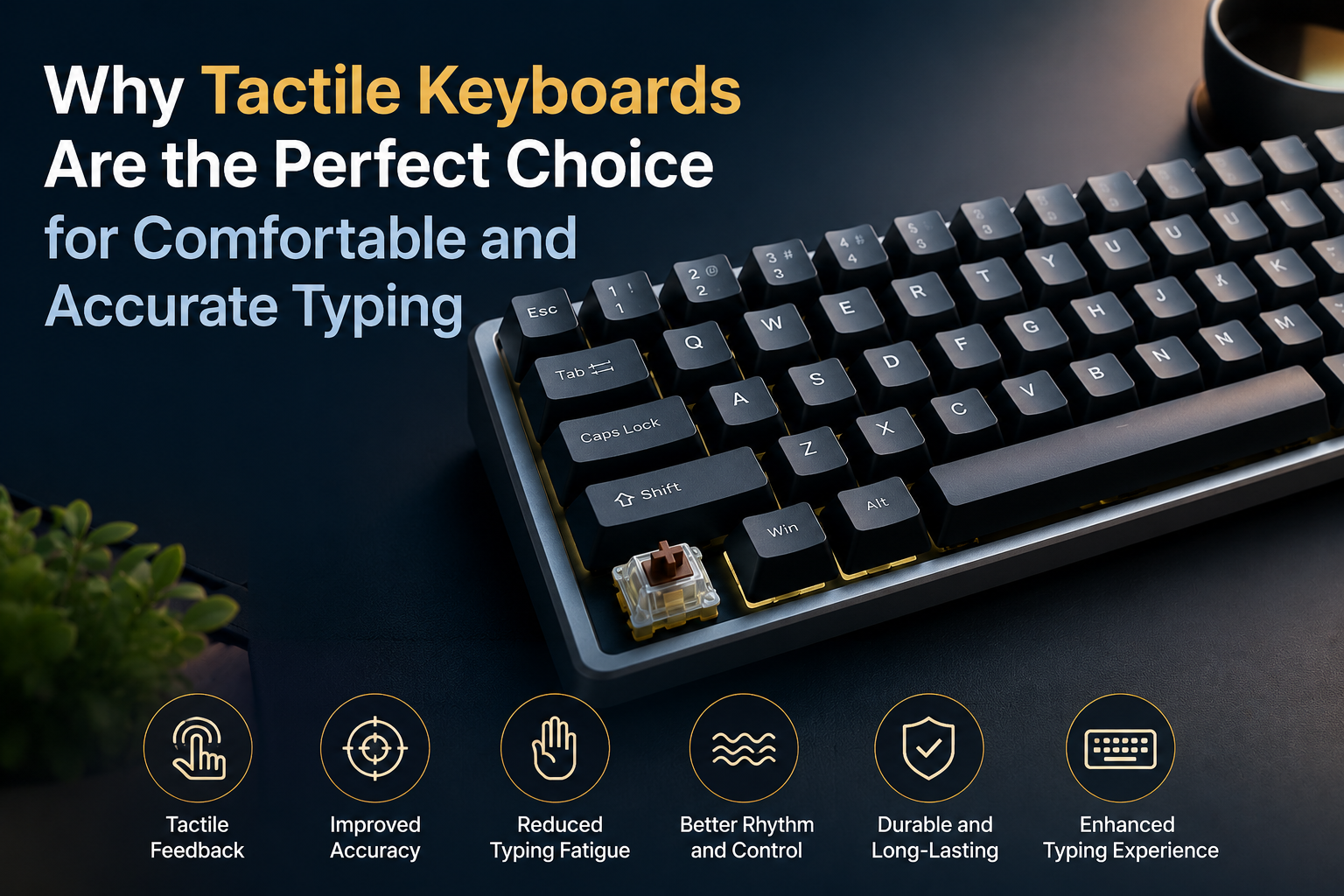 Why Tactile Keyboards Are the Perfect Choice for Comfortable and Accurate Typing