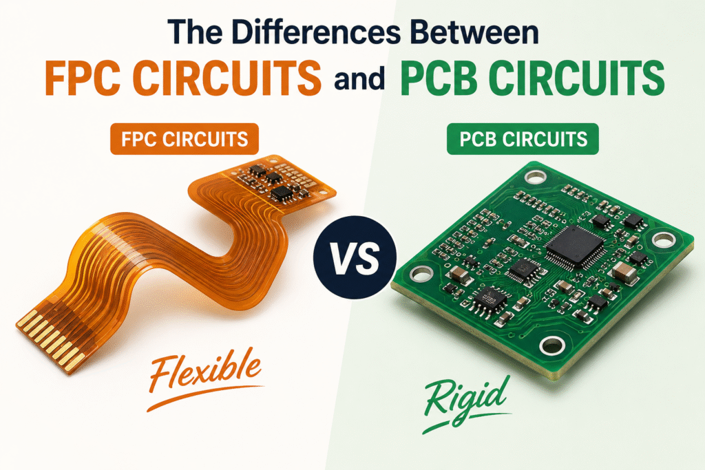 The Differences Between FPC Circuits and PCB Circuits: A Complete Guide